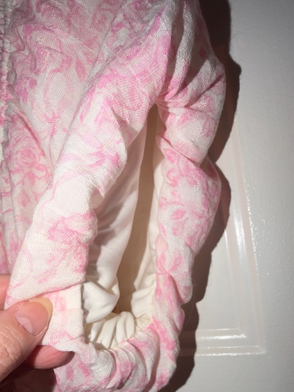 Sincerely Jules cottagecore pink floral peasant peplum blouse M - Picture 5 of 8